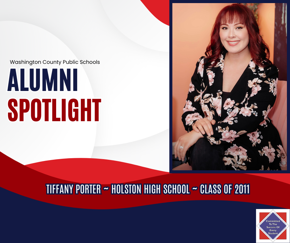 WCPS Alumni Spotlight March 2026 -- Tiffany Porter -- Holston High School -- Class of 2011