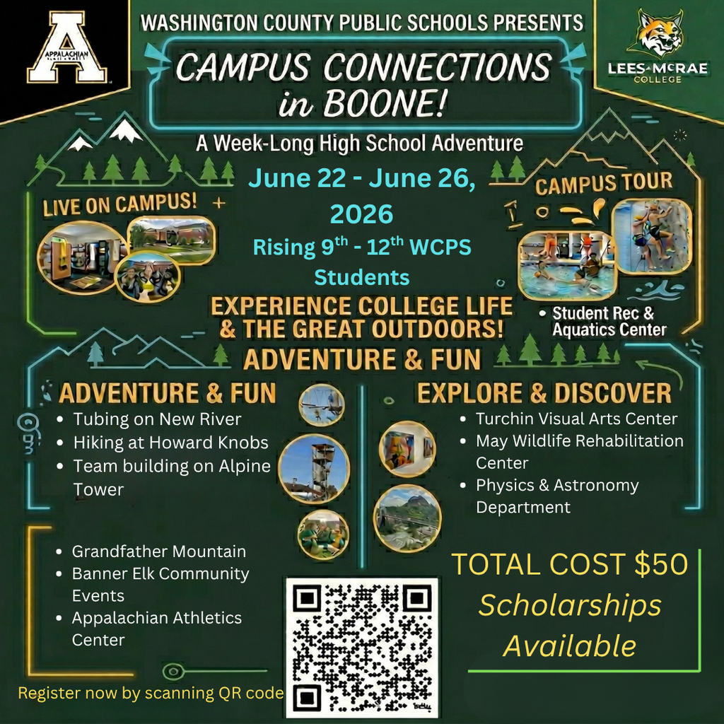 Washington County Public Schools Campus Connections -- Appalachian State University 