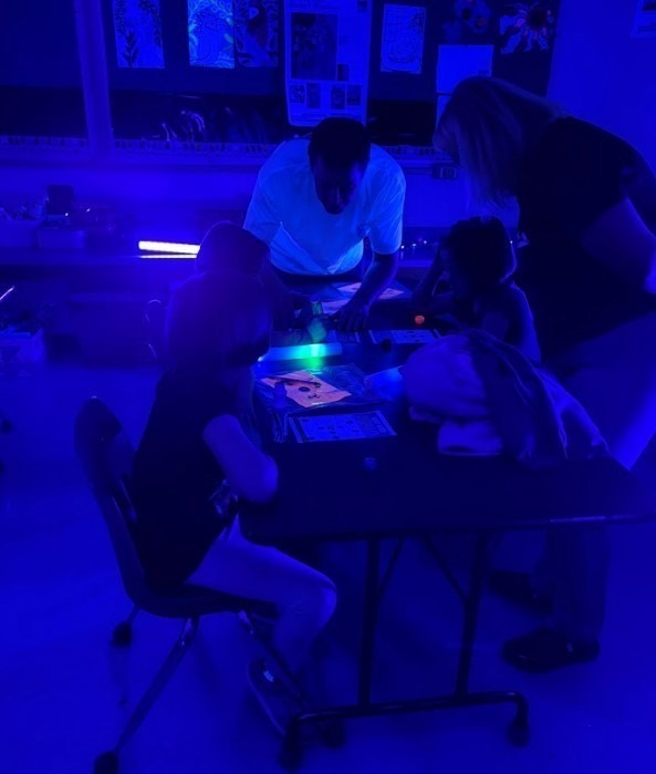 Valley Institute Elementary School Literacy Glow Party