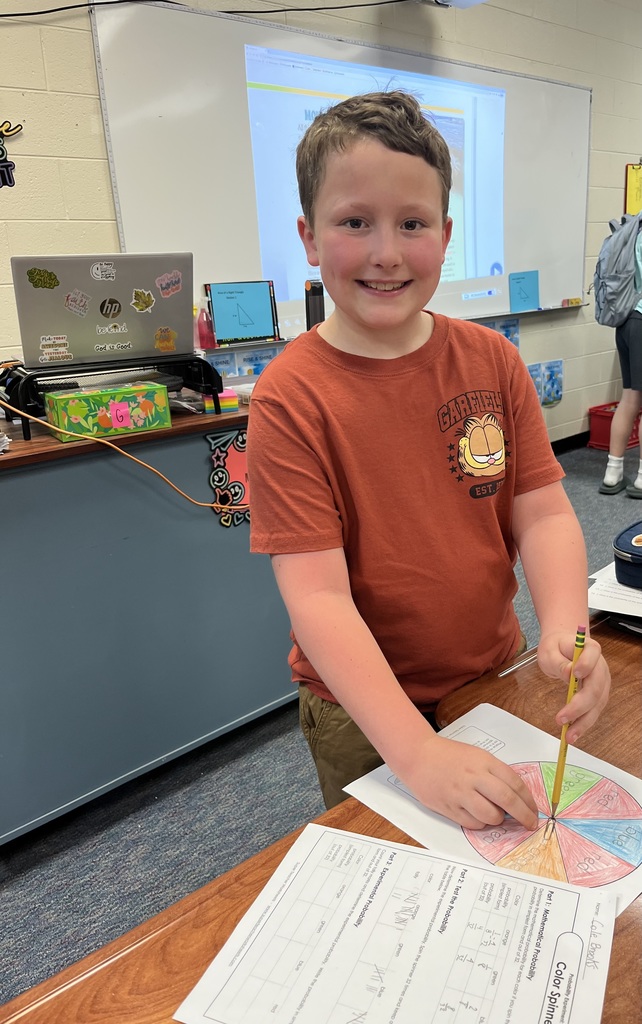 Fifth graders at WES have been studying probability! Learning can be fun and games!