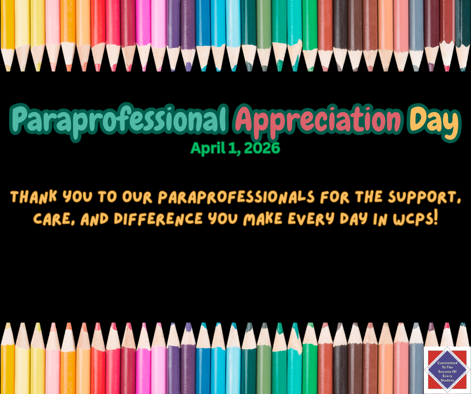 Paraprofessional Appreciation Day -- April 1, 2026