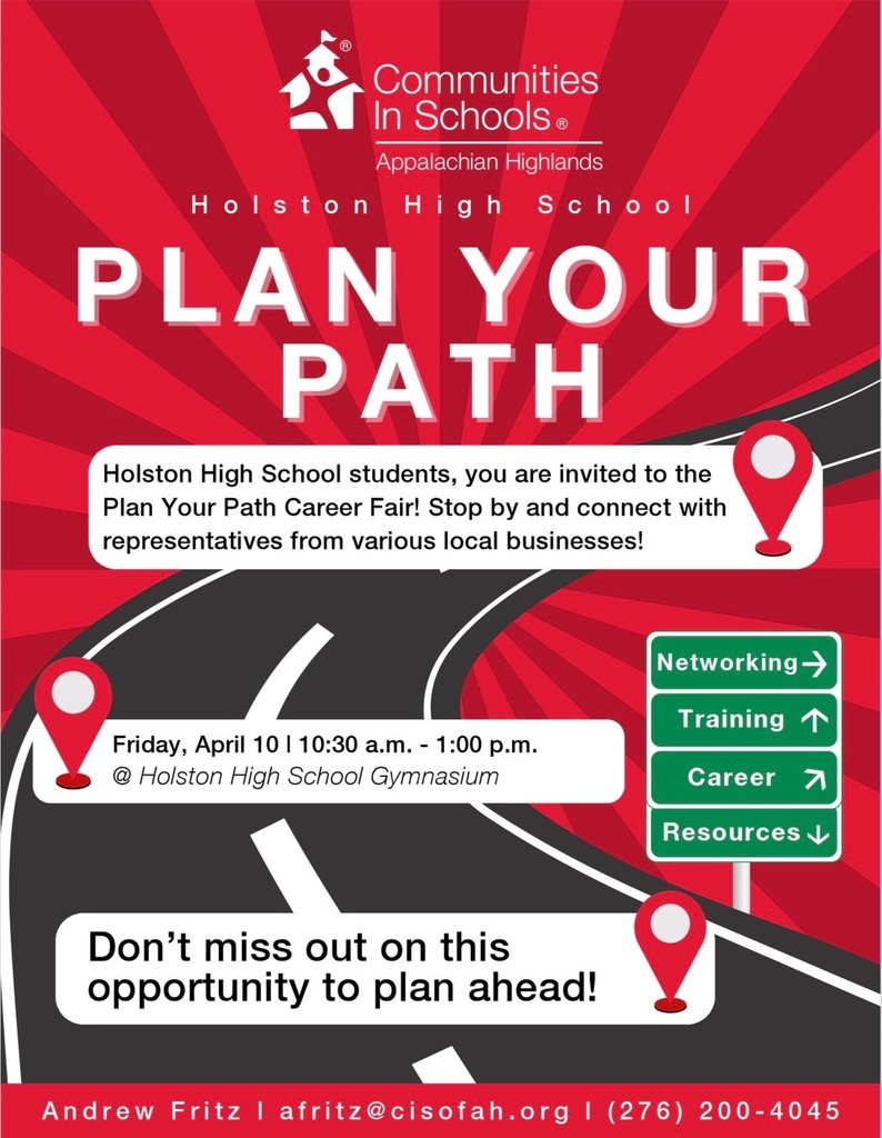 Communities in Schools Appalachian Highlands Holston High School Plan Your Path