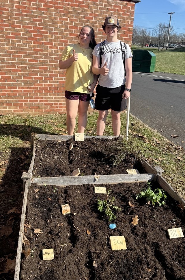 Washington County Career & Technical Education Center Herb Planting