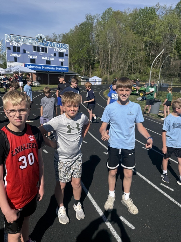 Elementary School Track Meet at Abingdon High School 