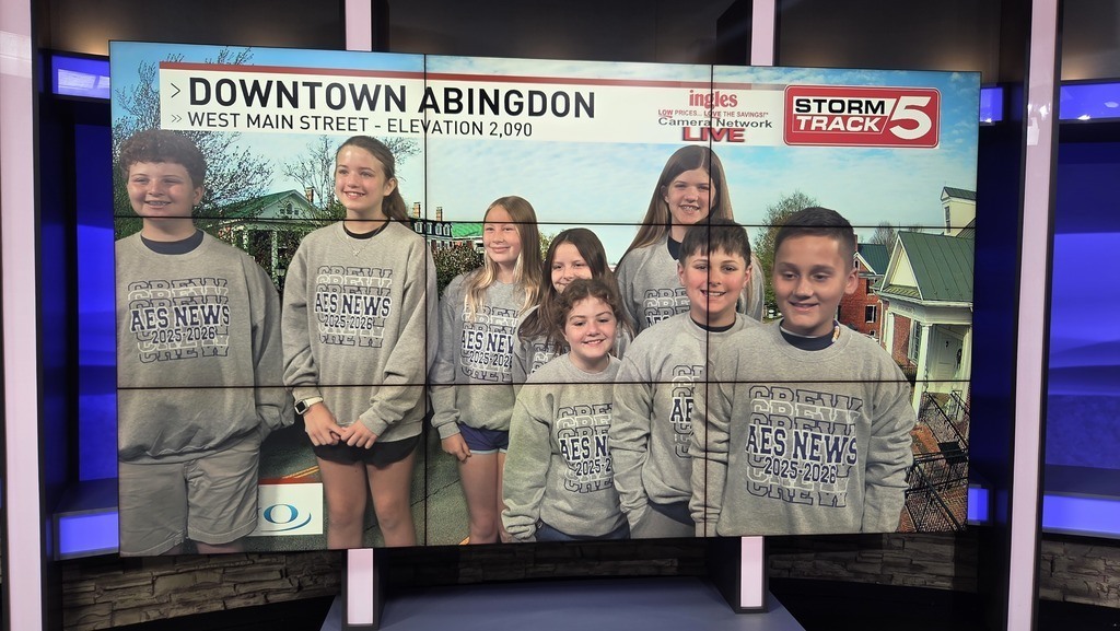Abingdon Elementary School WCYB Visit 
