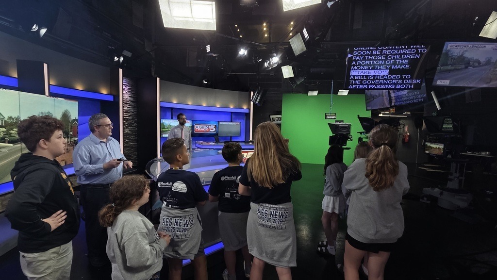Abingdon Elementary School WCYB Visit 