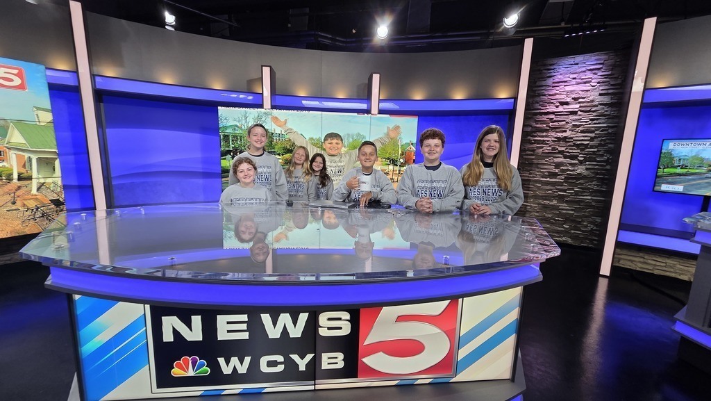 Abingdon Elementary School WCYB Visit 