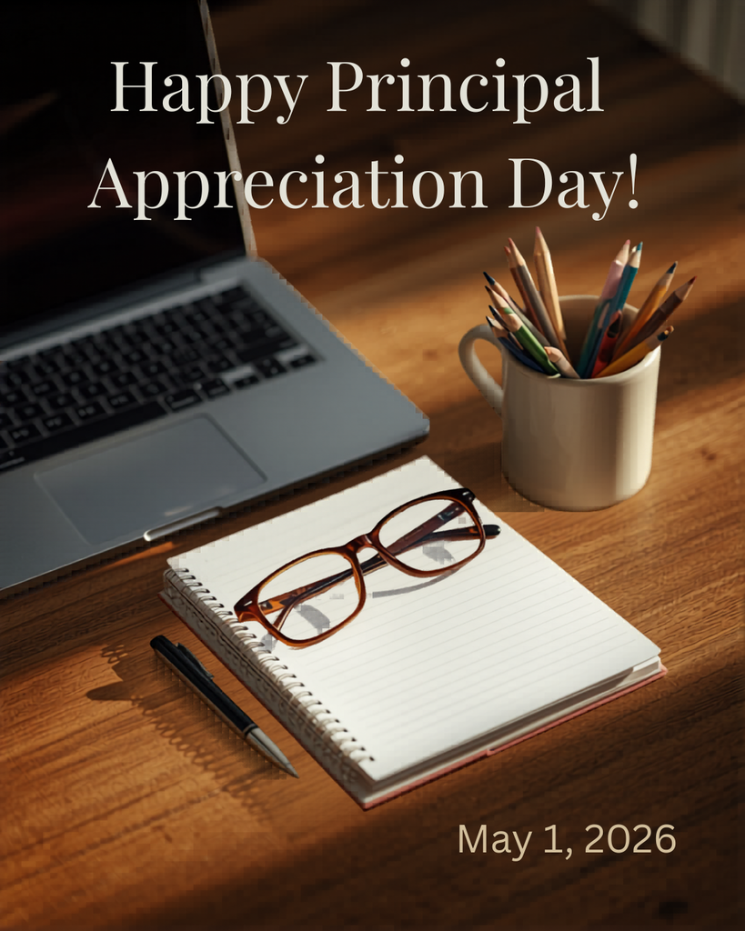 Happy Principal Appreciation Day! May 1, 2026