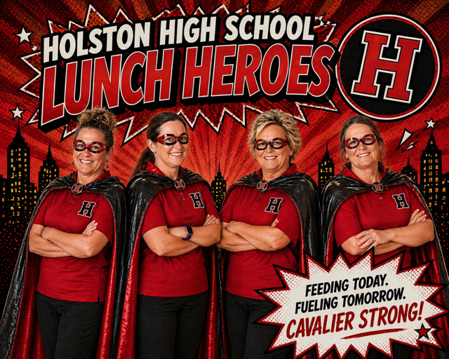 School Lunch Hero Day -- Holston High School 