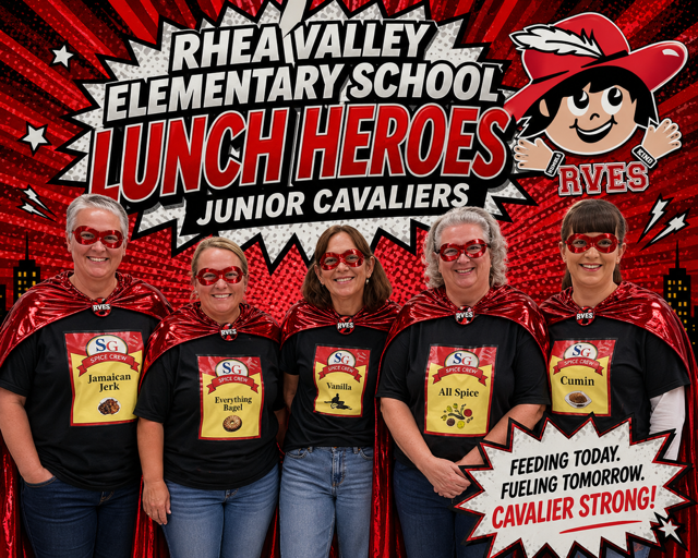 School Lunch Hero Day -- Rhea Valley Elementary School 