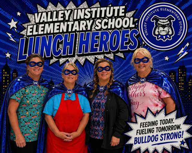 School Lunch Hero Day -- Valley Institute Elementary School 