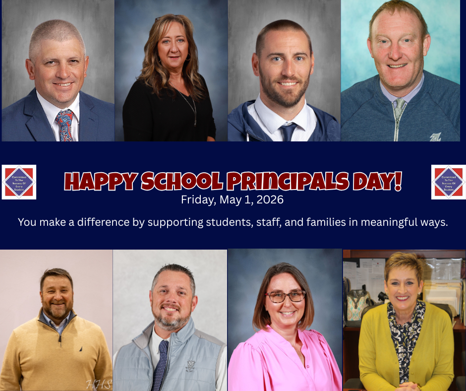 Happy School Principals Day -- Friday, May 1, 2026