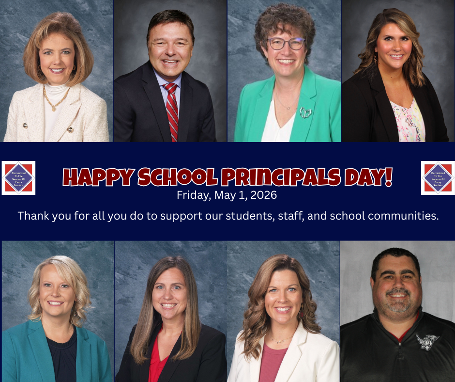 Happy School Principals Day -- Friday, May 1, 2026