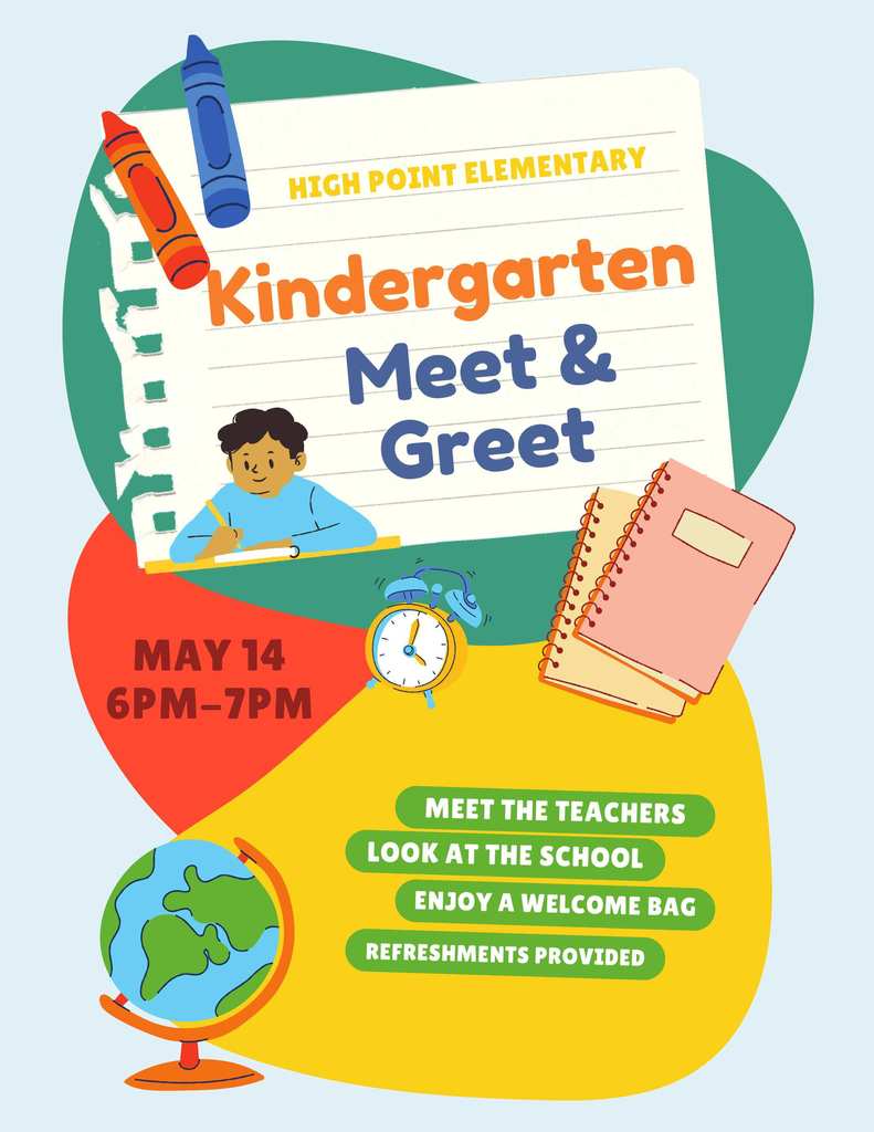 High Point Elementary School Kindergarten Meet & Greet -- May 14, 2026