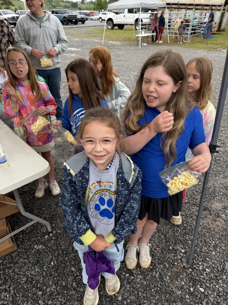 Second Graders enjoyed spending time with AHS FFA members at the Food for America event last week.