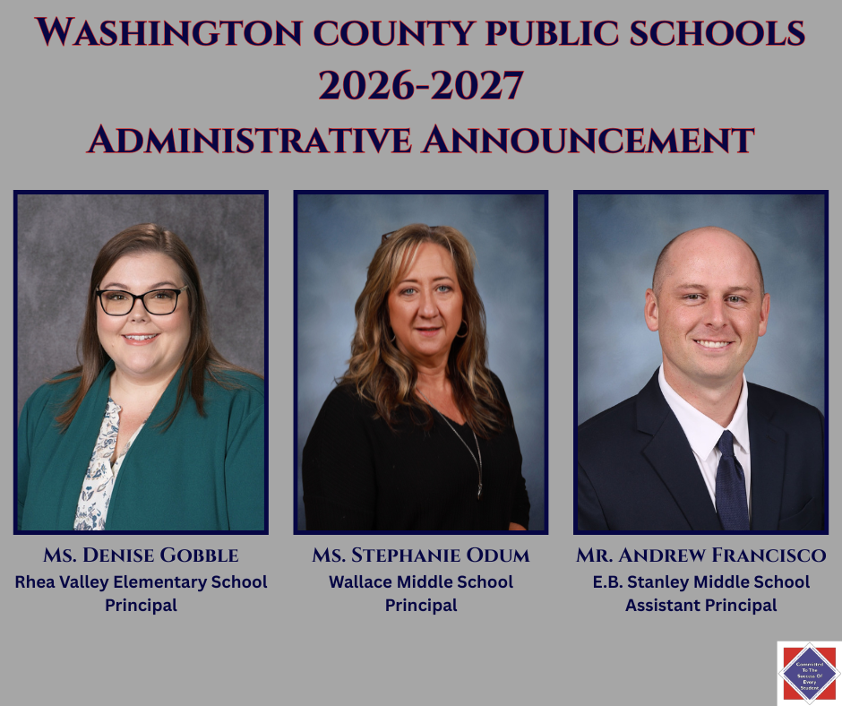 WCPS 2026-2027 Administrative Announcement