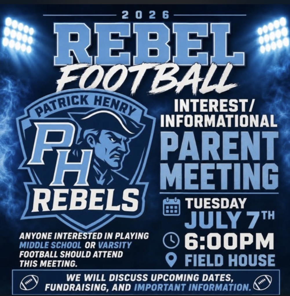 2026 Rebel Football Parent Meeting