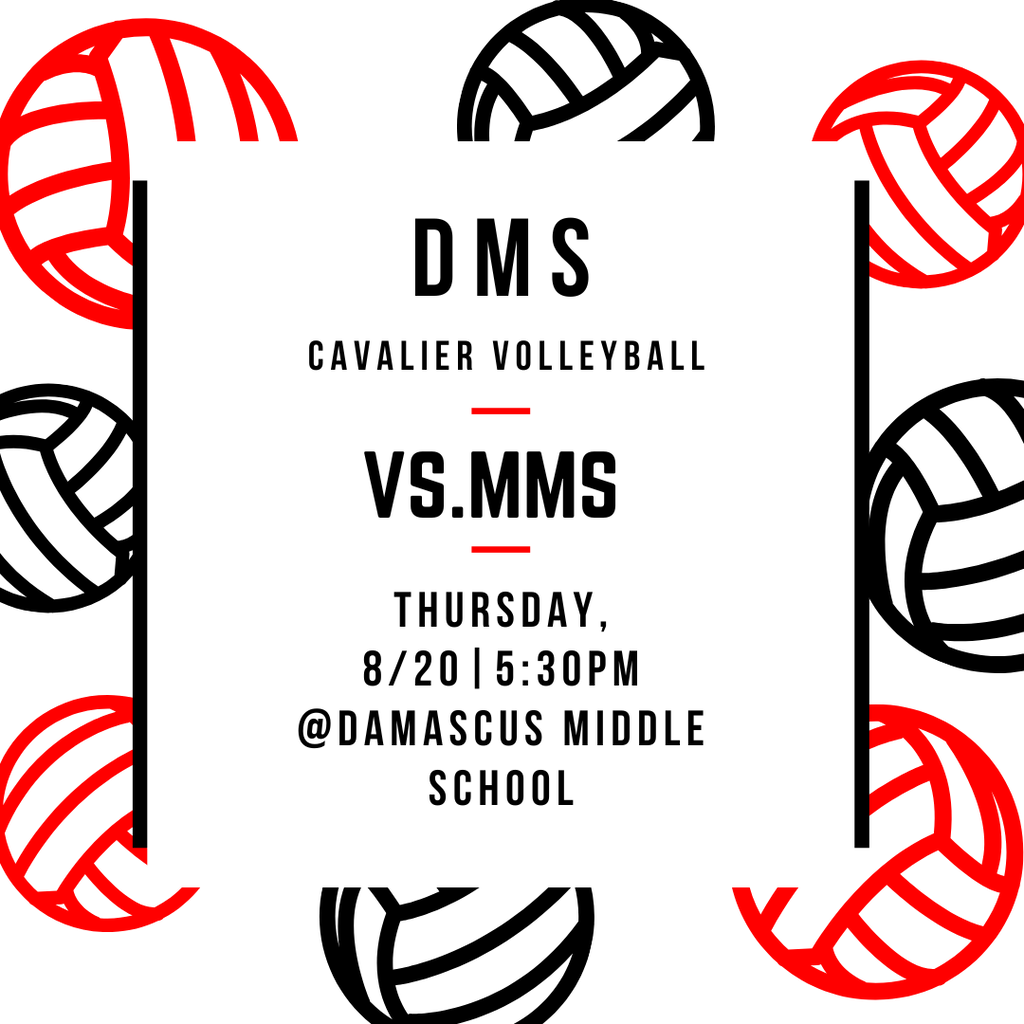DMS Cavalier Volleyball vs. MMS Thursday, 8/20