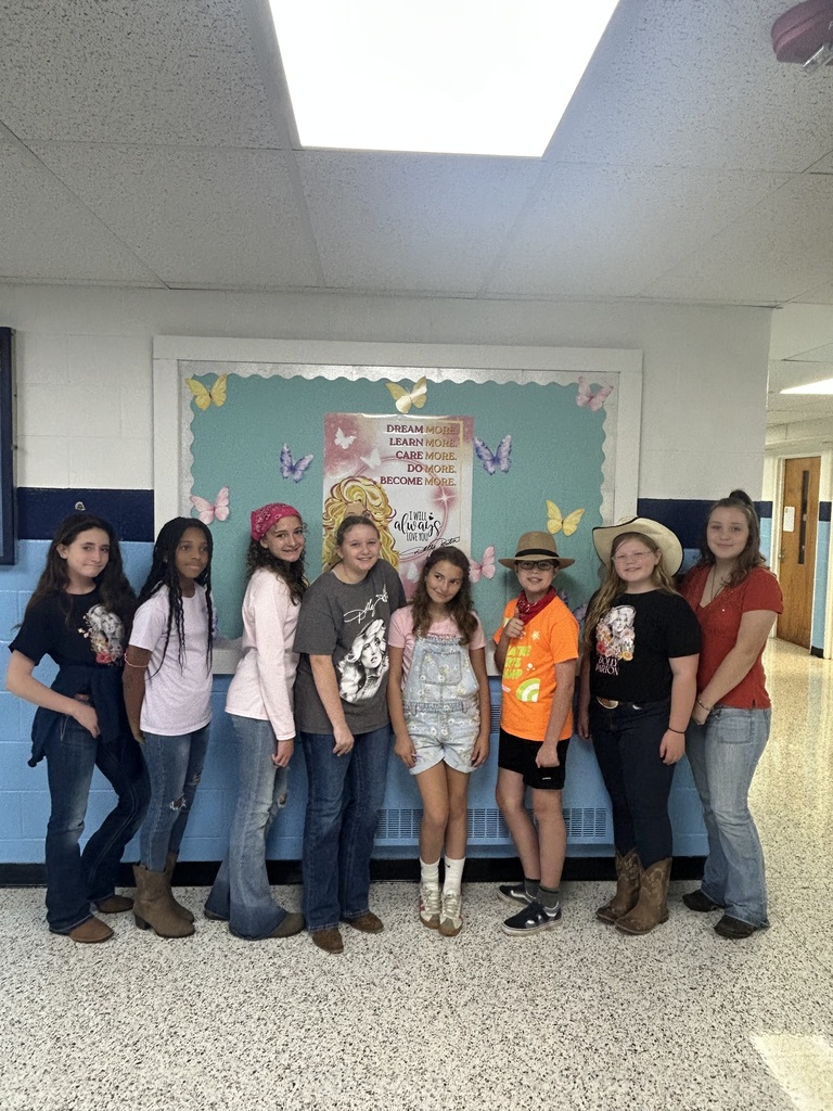 Glade Spring Middle School Dolly Parton Day 