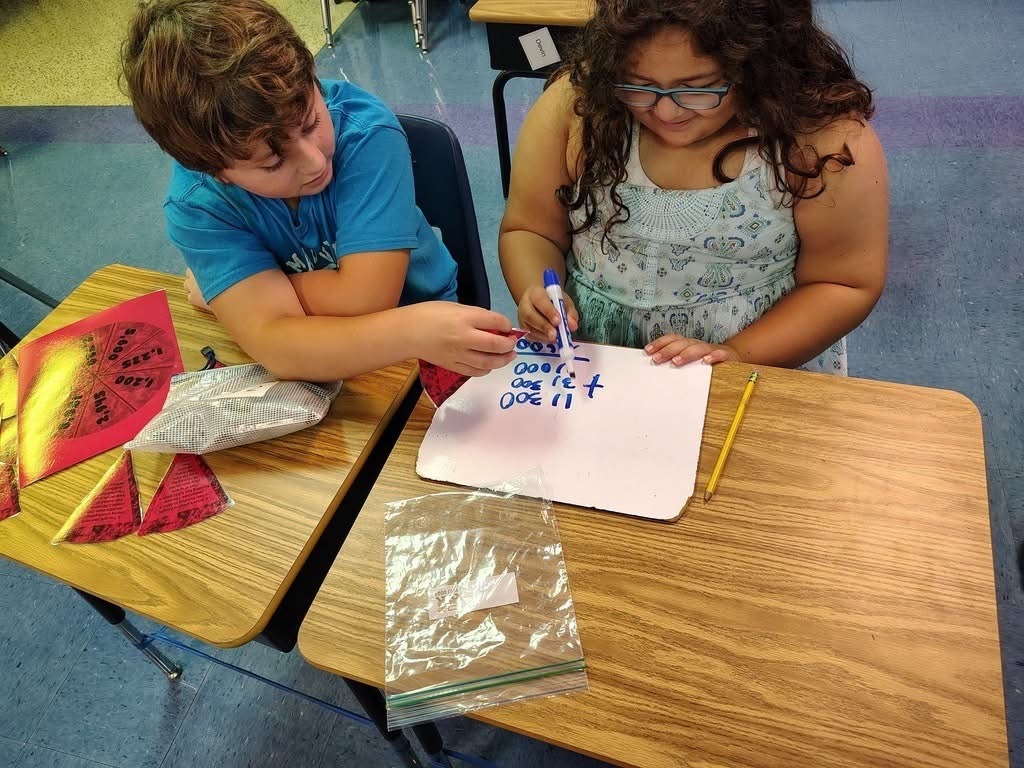Meadowview Elementary School Pizza Word Problems 