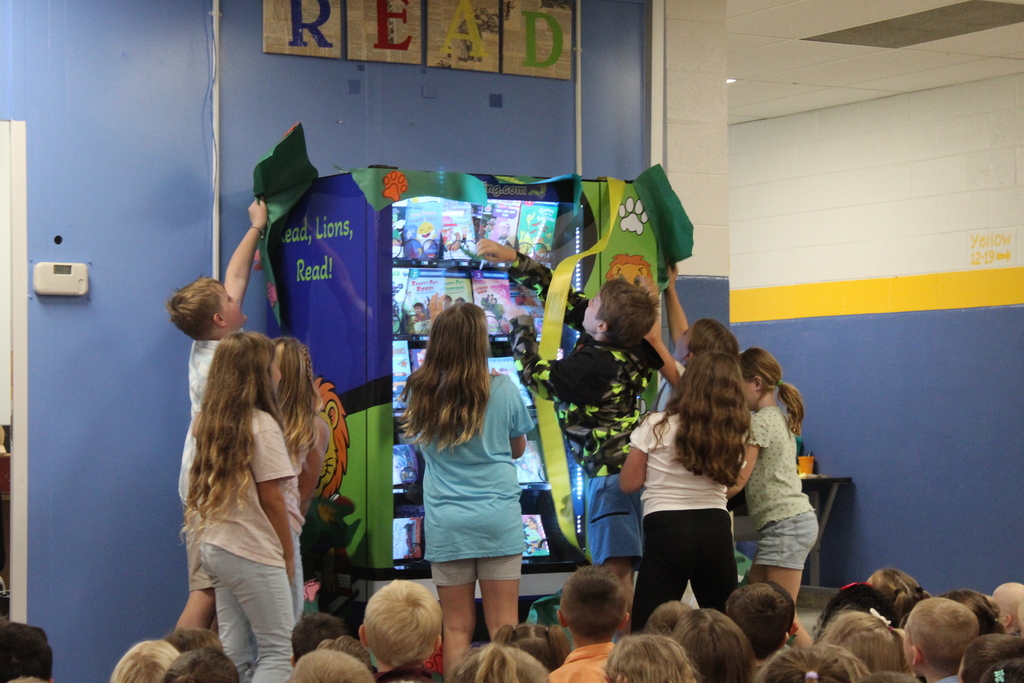 Ribbon Cutting for Vending Machine 