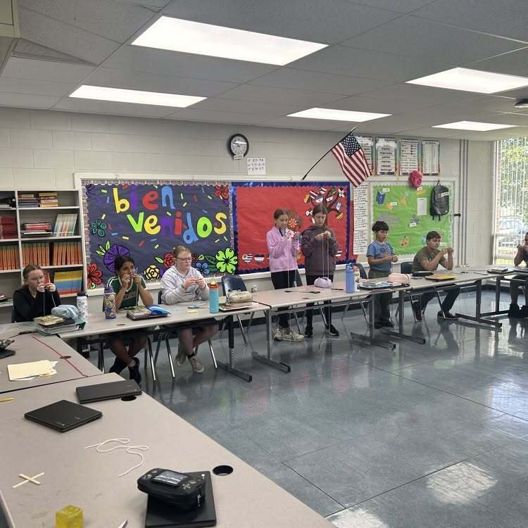 Glade Spring Middle School Spanish Class