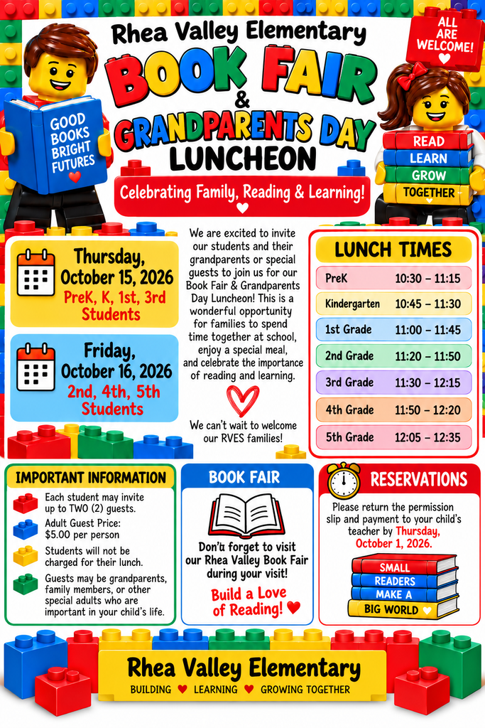 Book Fair and Grandparents Day Luncheon 