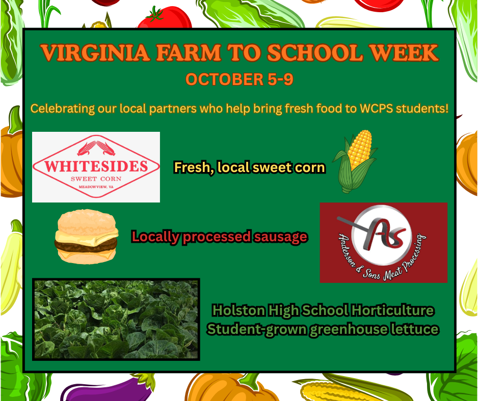 Virginia Farm to School Week -- October 5-9