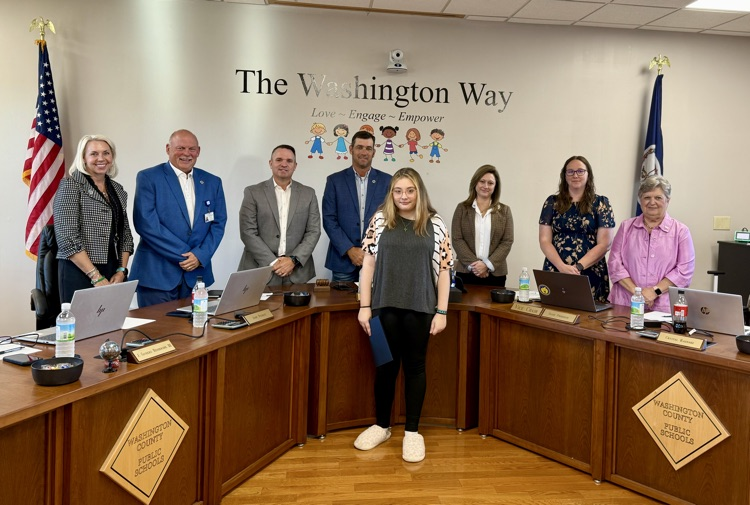 Wallace Middle School School Board Recognition