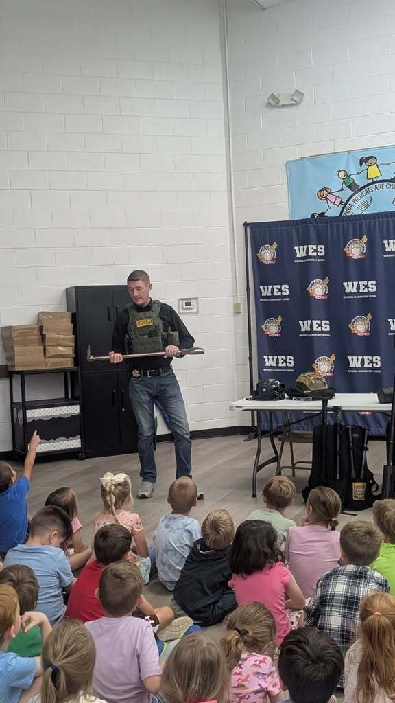 Watauga Elementary School First Responders Visit