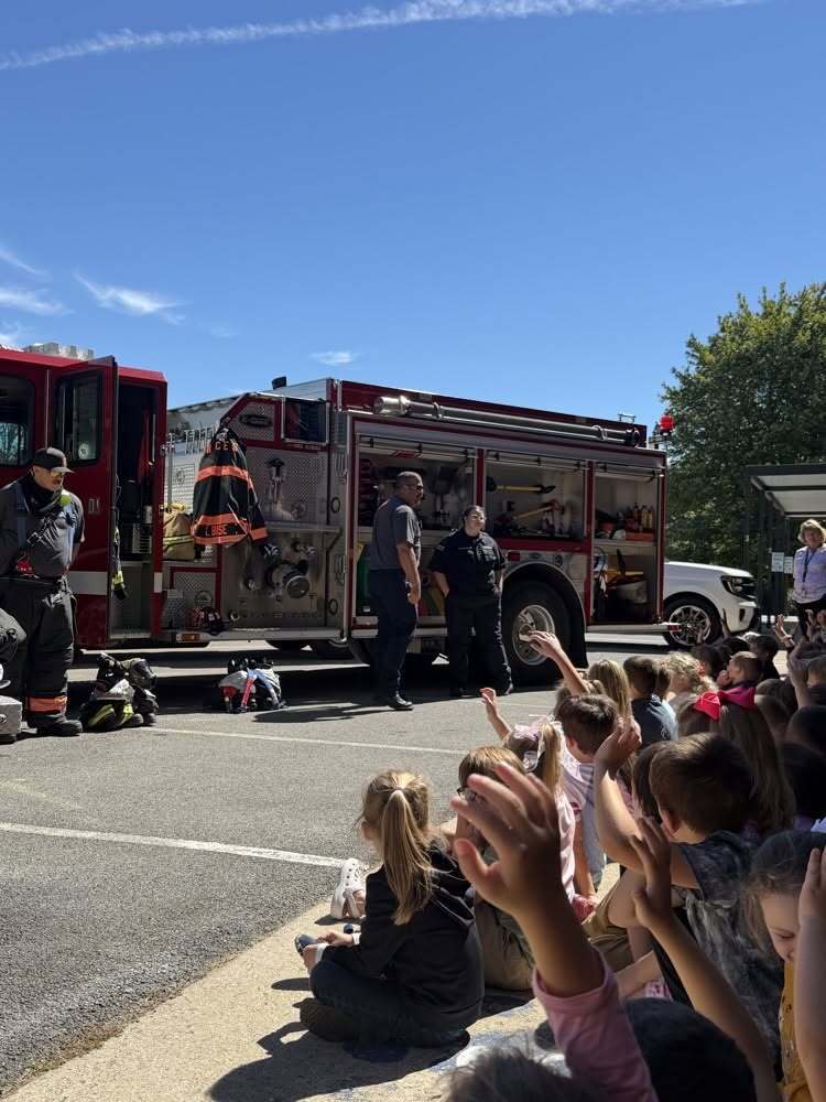 Watauga Elementary School First Responders Visit
