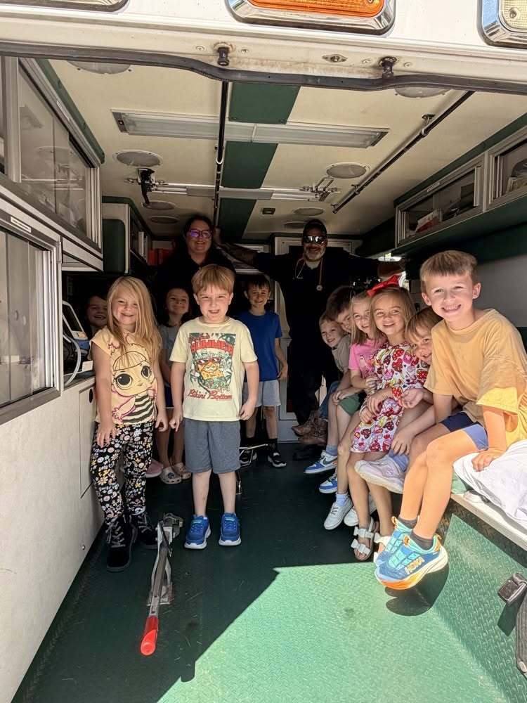 Watauga Elementary School First Responders Visit