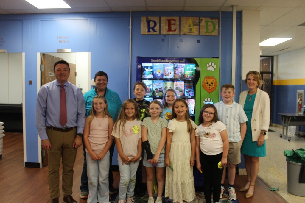 Greendale Elementary School Book Vending Machine