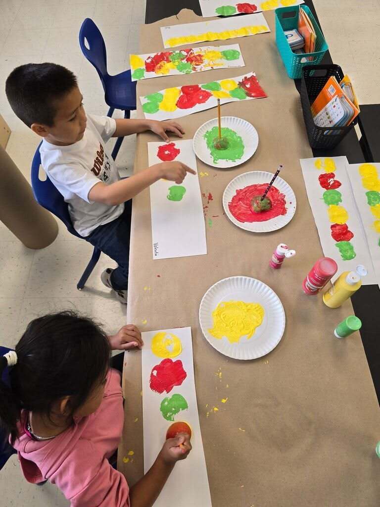 High Point Elementary School Kindergarten Apple Lesson 