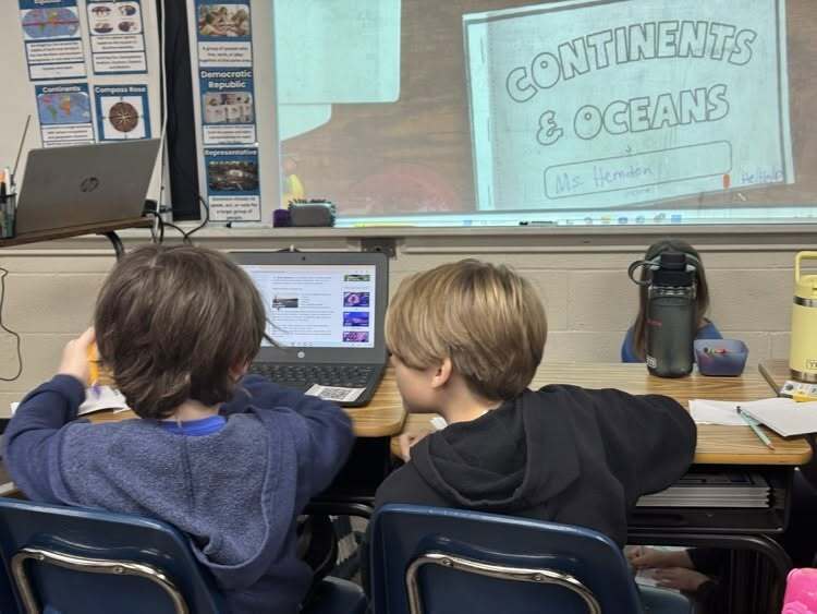 Abingdon Elementary School Geography Lesson 