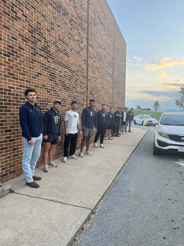 Watauga Elementary School Emory & Henry Baseball Team Visit