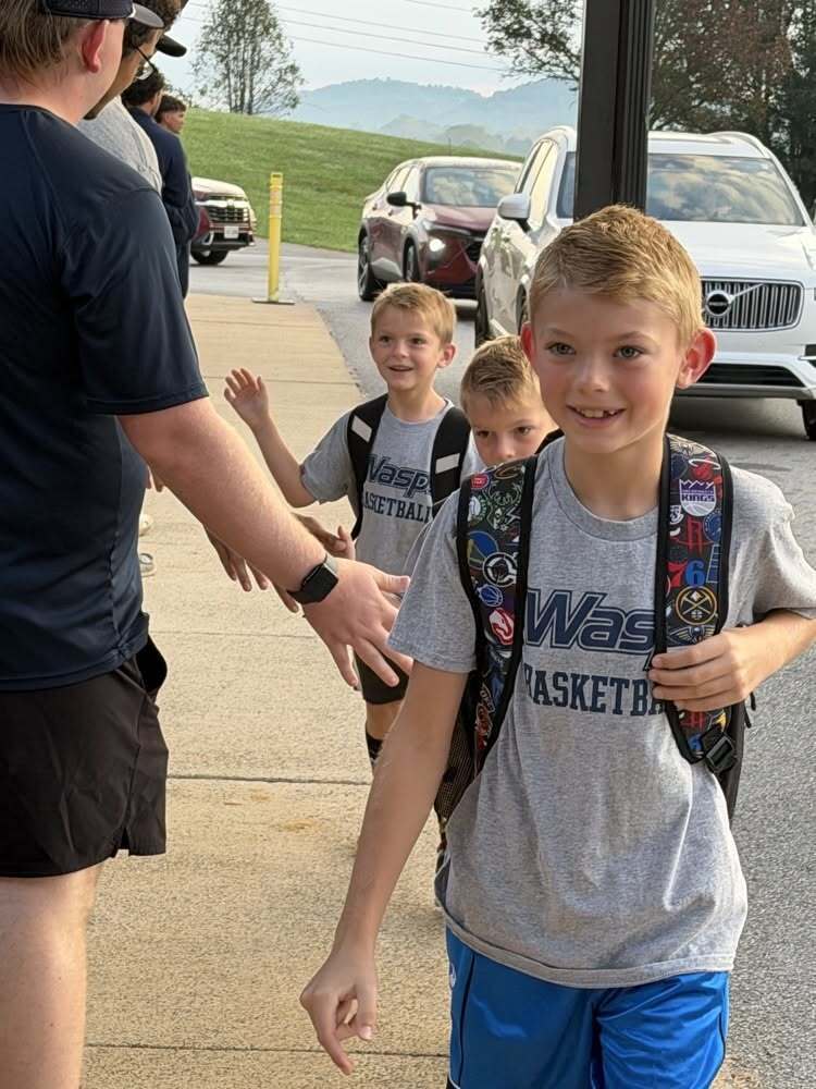 Watauga Elementary School Emory & Henry Baseball Team Visit