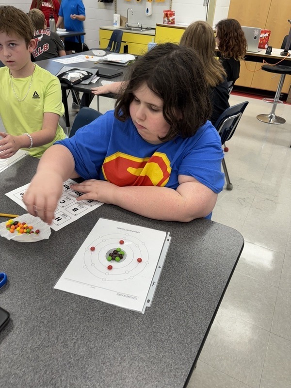 Damascus Middle School SKittles Science Experiment 