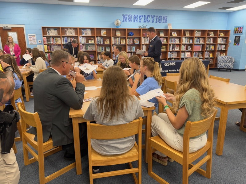 Virginia Attorney General Jason Miyares visits Glade Spring Middle School