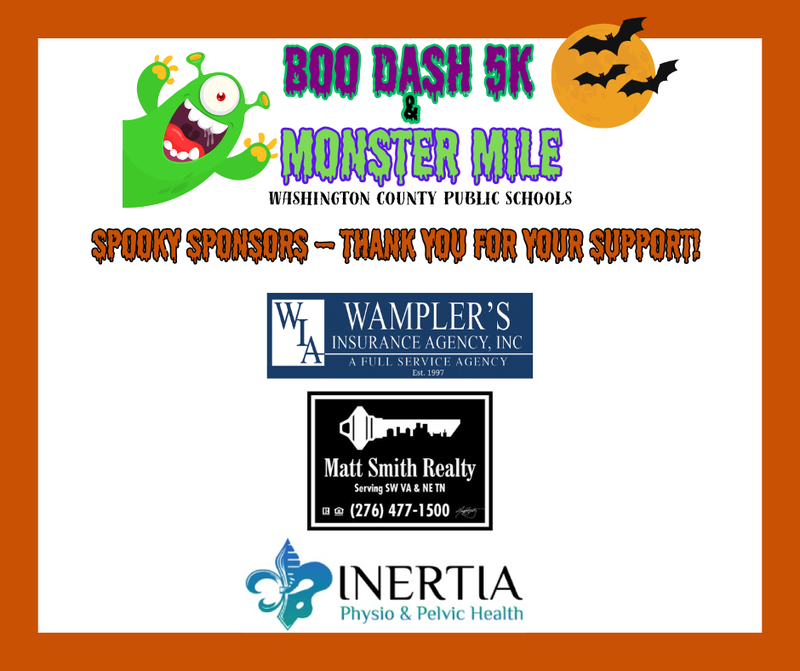 Boo Dash 5K & Monster Mile Spooky Sponsors 