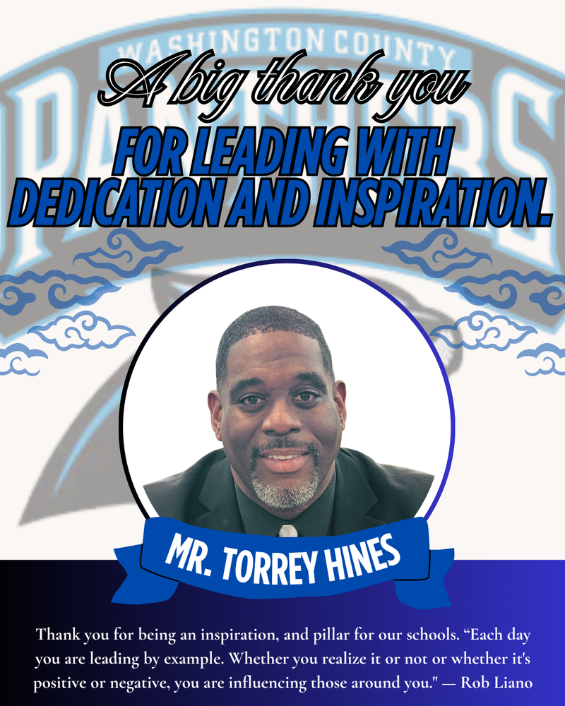 Principal Appreciation: Mr. Torrey Hines