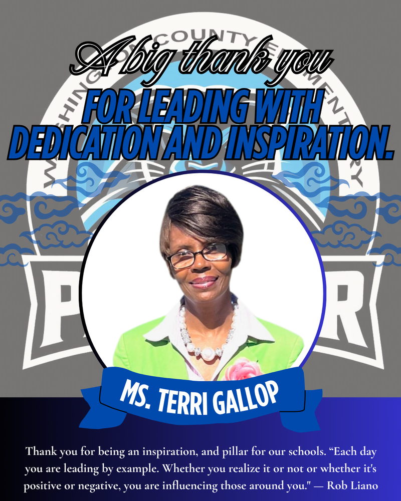 Principal Appreciation: Ms . Terri Gallop