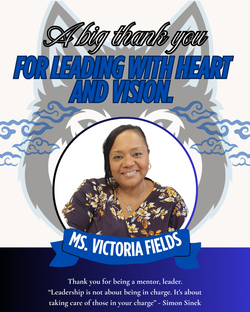 Principal Appreciation: Ms . Victoria Fields