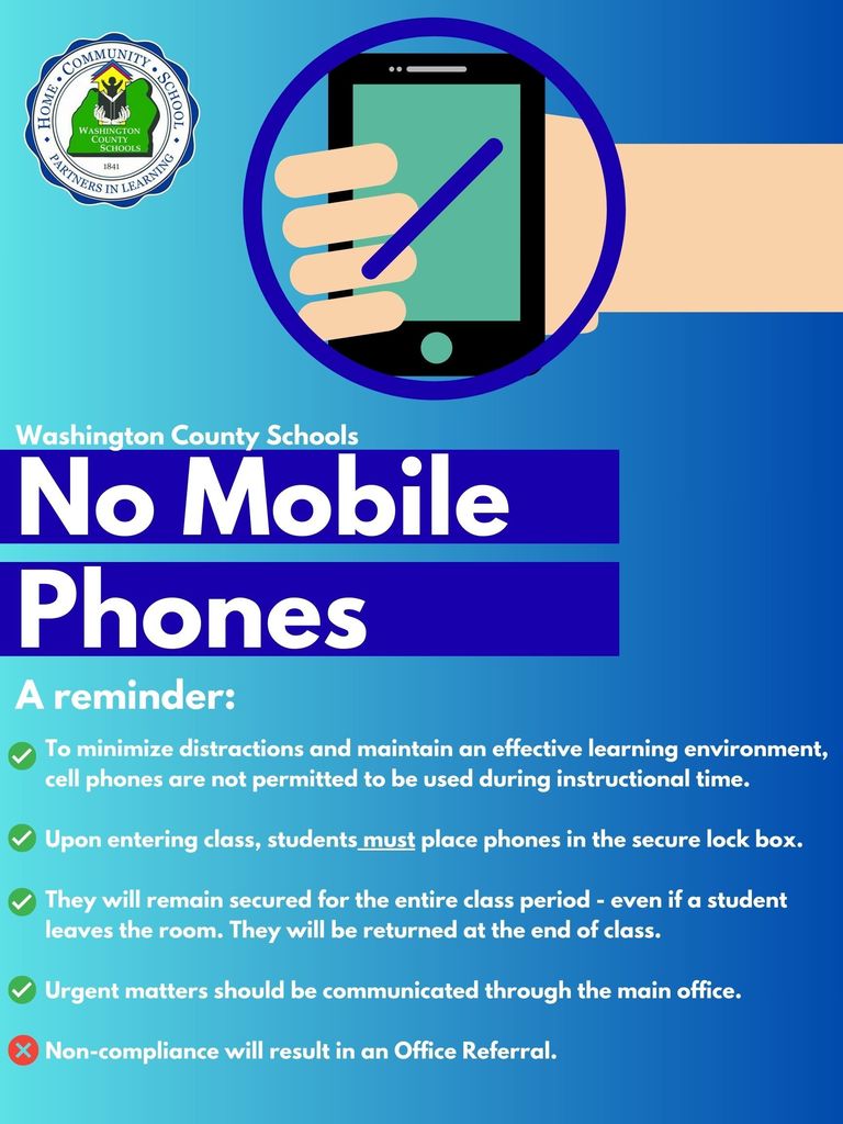No Mobile Phones policy