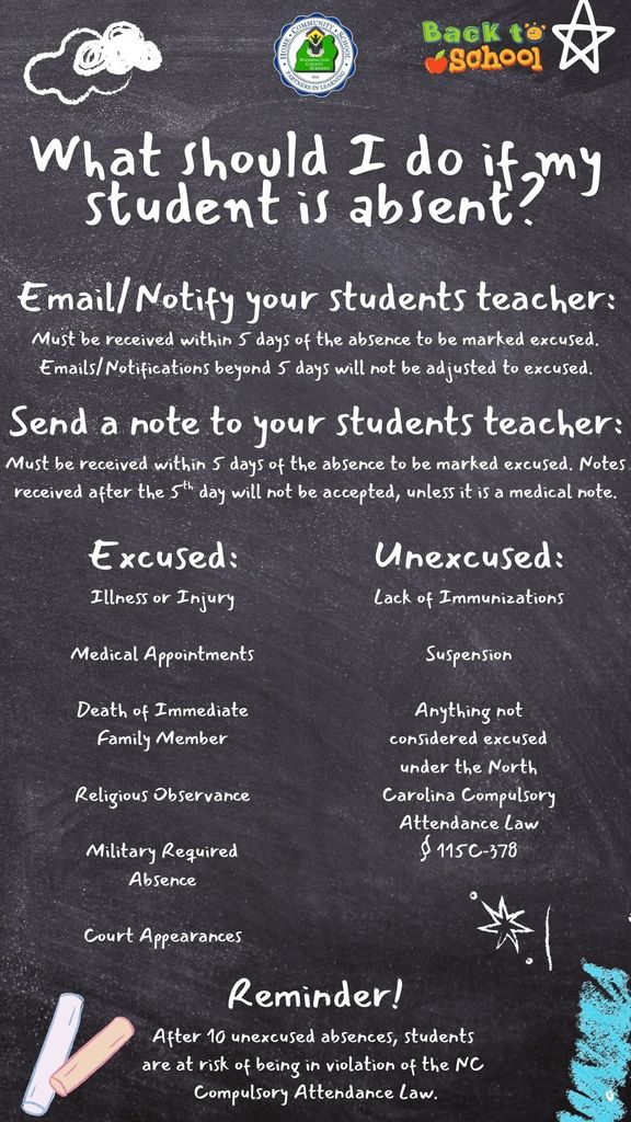 Student absent reminders