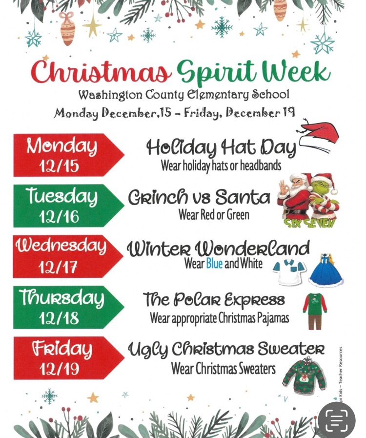Christmas Spirit Week