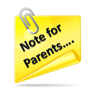 notes for parents logo clipart