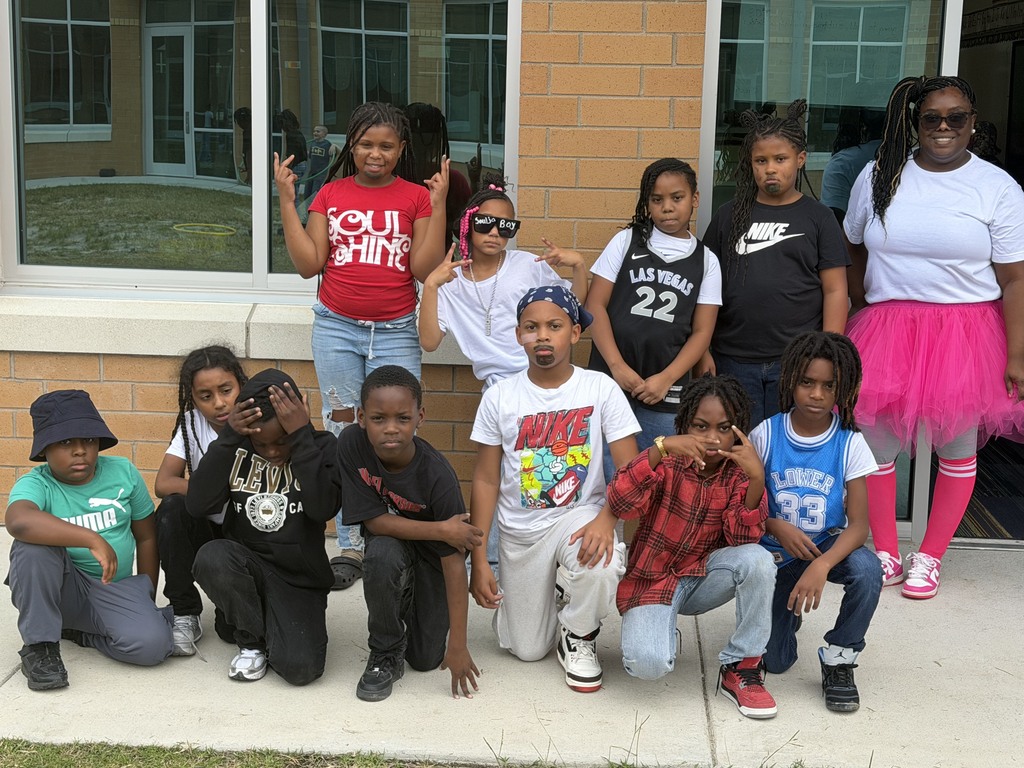 Ms. Walker's Third Grade Class went back in time to celebrate the past.