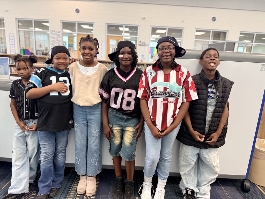 6 students went back in time for decade day.