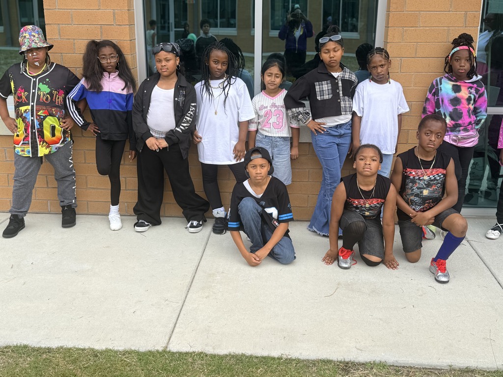 Ms. Jackson's third grade class that went back to the past on Thursday.